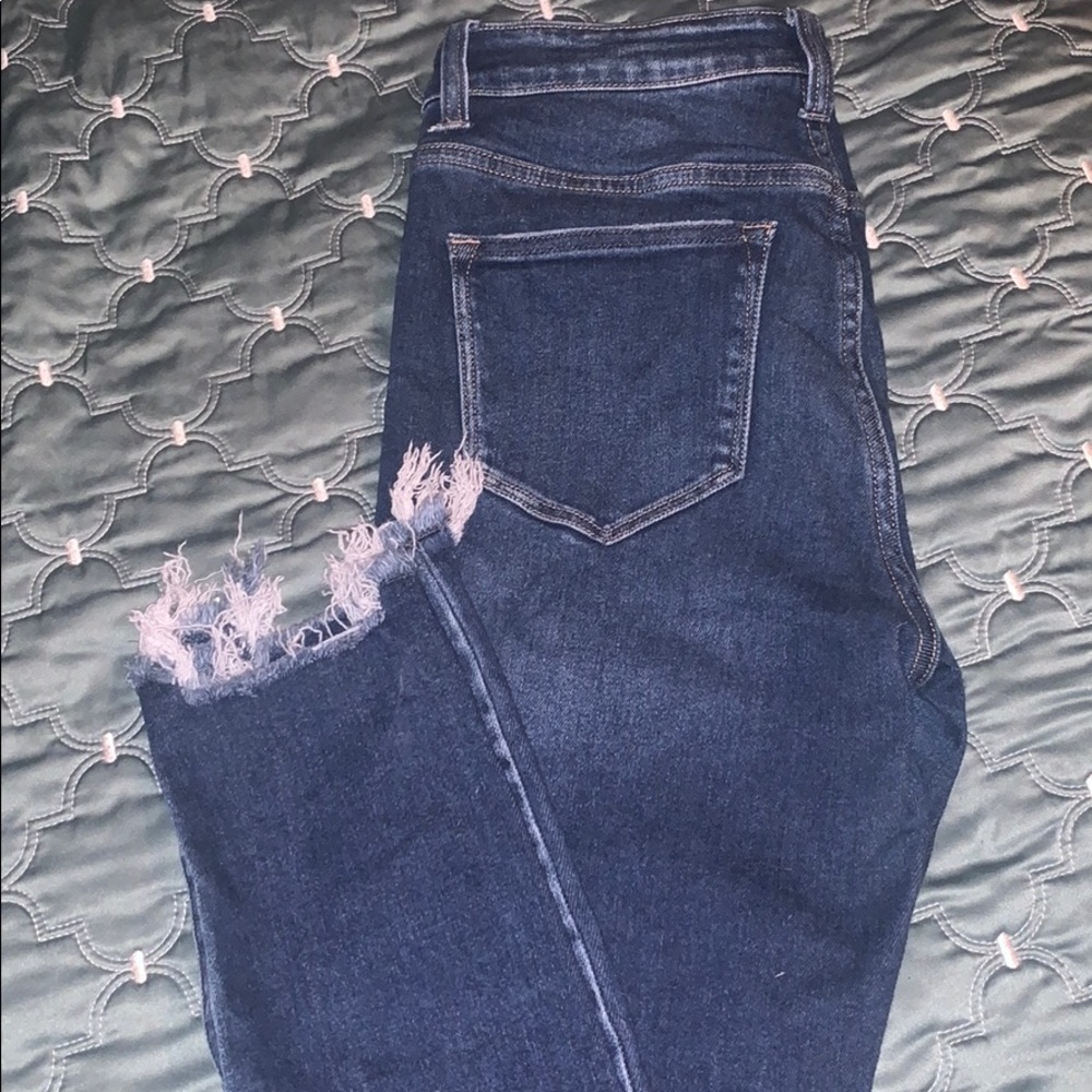 Flying money jeans